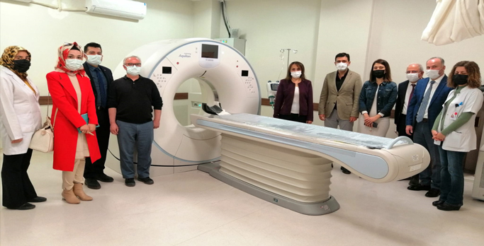 Tavas Devlet Hastanesi’nde Bilgisayarlı Tomografi Cihazı Yenilendi